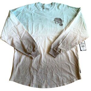 NEW SeaWorld Orlando Spirit Jersey Manatee Tie Dye Blue Teal Grey - Size Medium